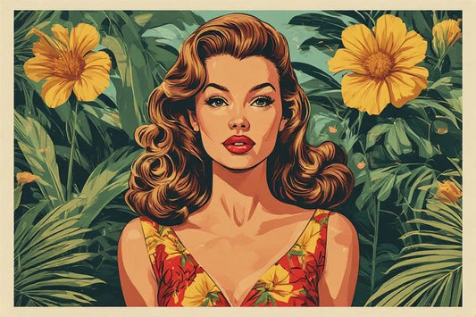 Vintage Pinup Art: The Bold Influence of Pulp and Mid-Century Pop Culture