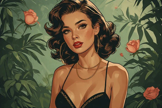 Vintage Pinup Portrait: Crafting a Bespoke Family Heritage