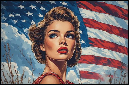 WWII Pin: The Patriotic Legacy of Pinup Art