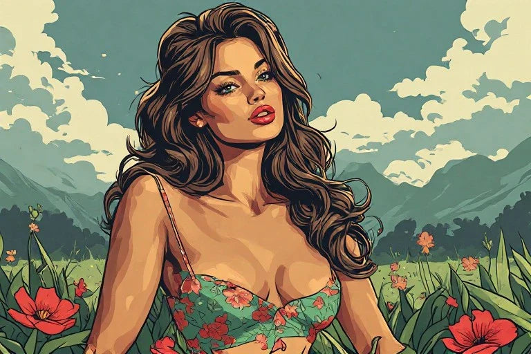 Wedding Pin Up Portraits: The Most Romantic Bridal Art
