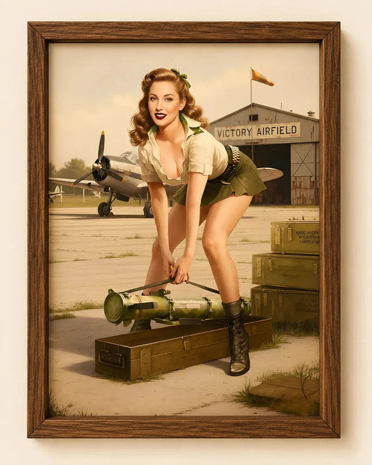 Board Game Café Barista Pinup Art: Playful Portraits