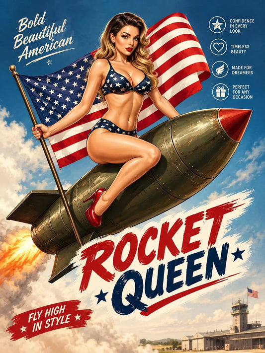 custom pinup for skydiver adventure gift ideas