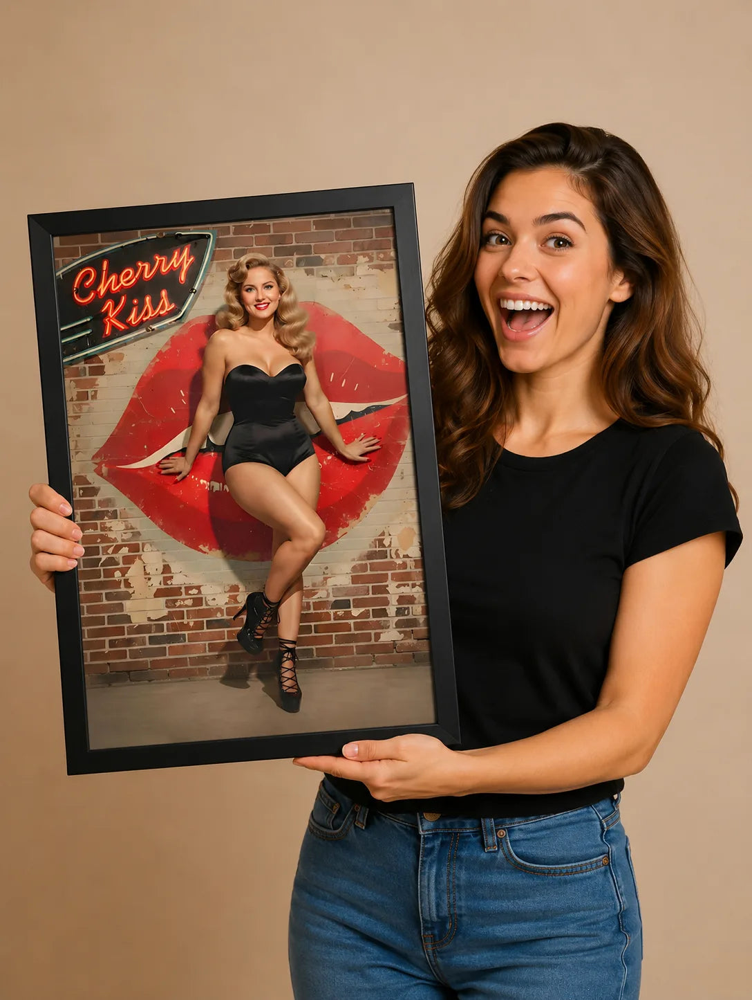 Discover 1950s Pin Up Girls in Custom Art
