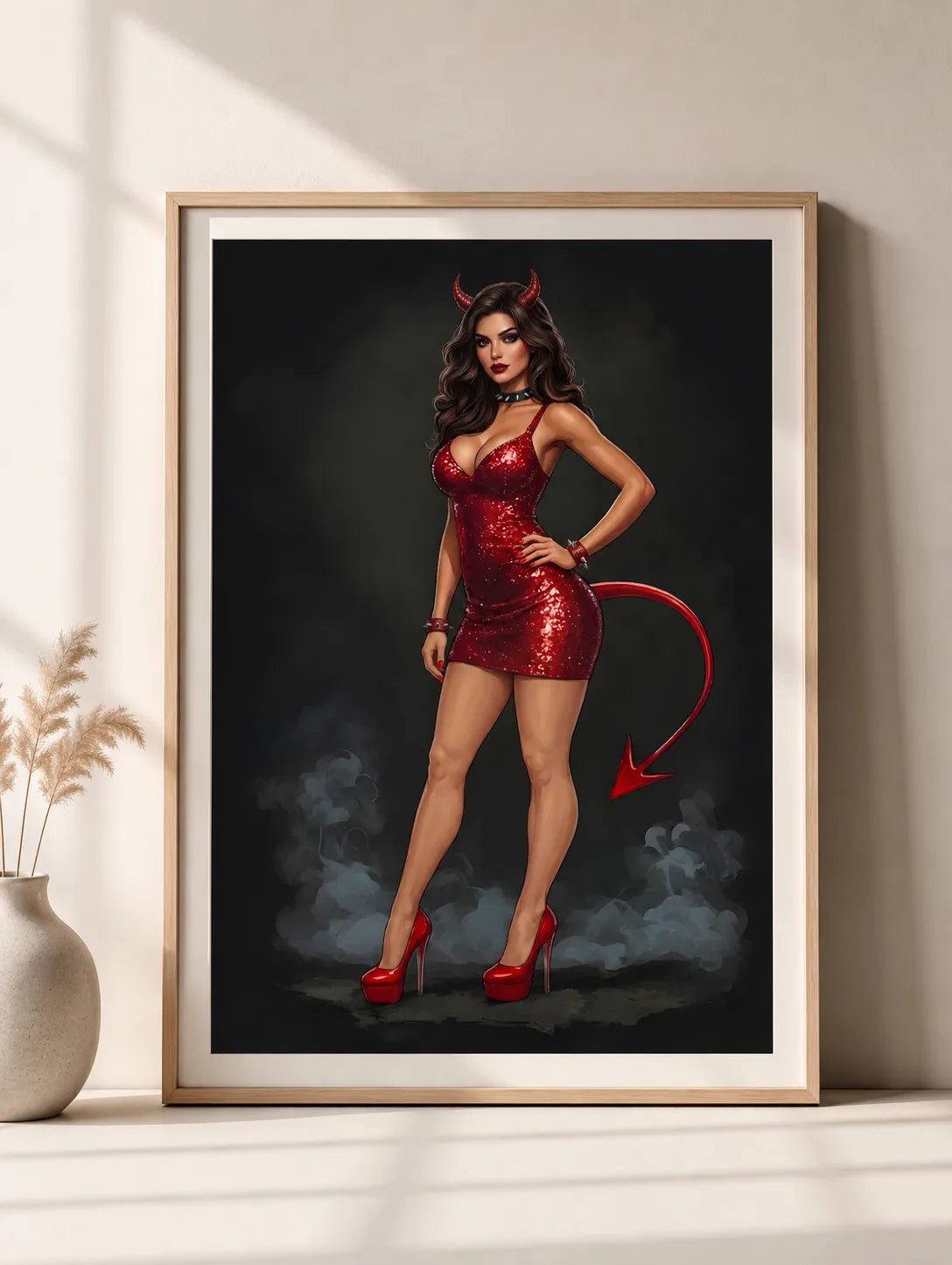 Hand-Painted Pinup Portraits: Why Choose Them Over Digital?