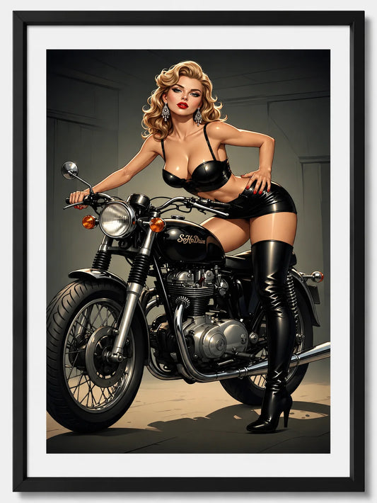 Remote worker home office pinup art: Boost Your Space