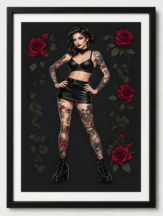 Teacher Retro Glamour Portrait Gift Idea