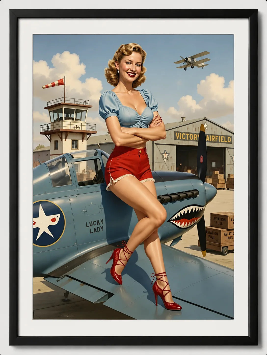 Vintage Clothing vs Artist Styling for Pinup Portrait