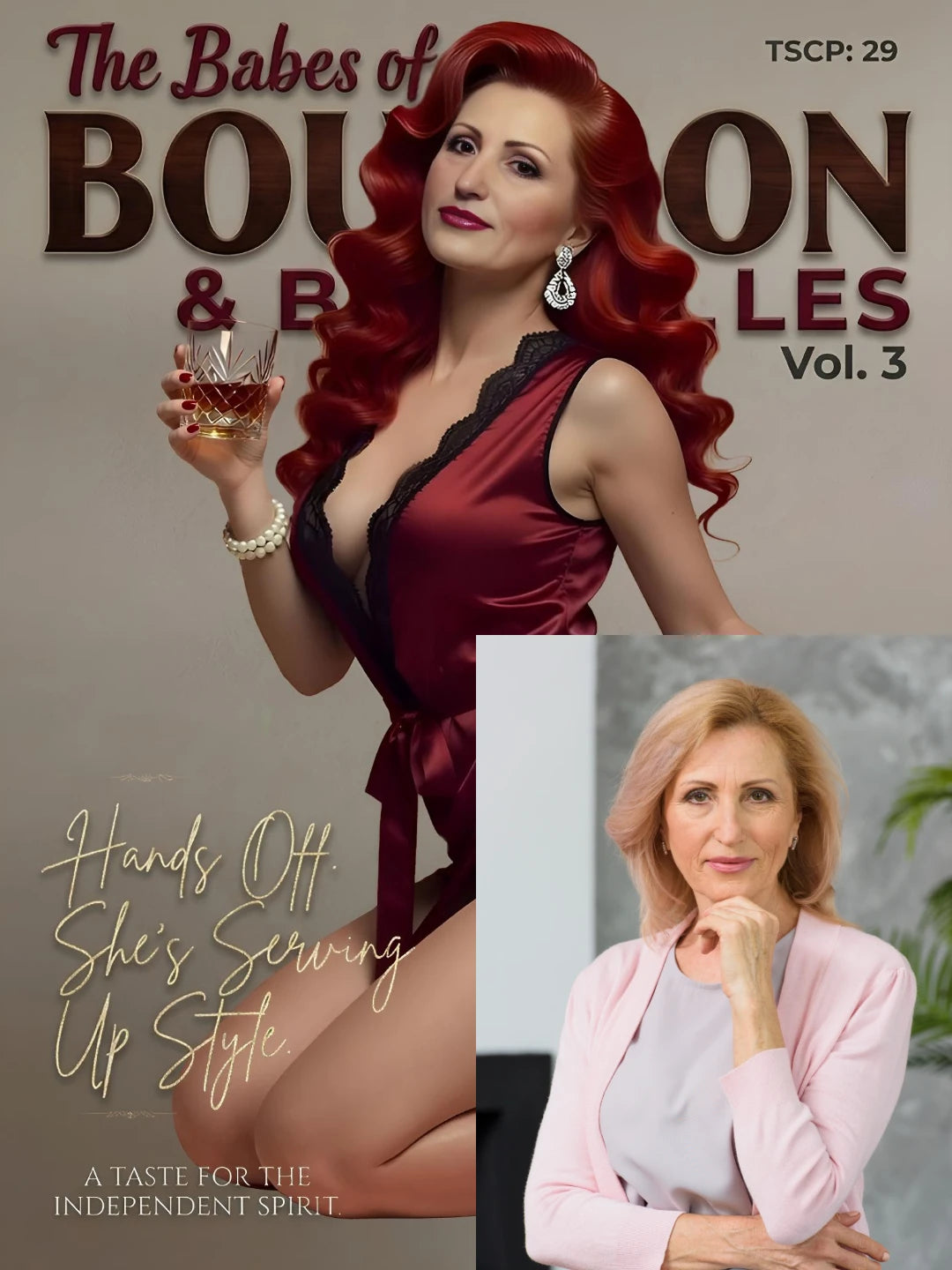 Angel Pinup Portrait Before After