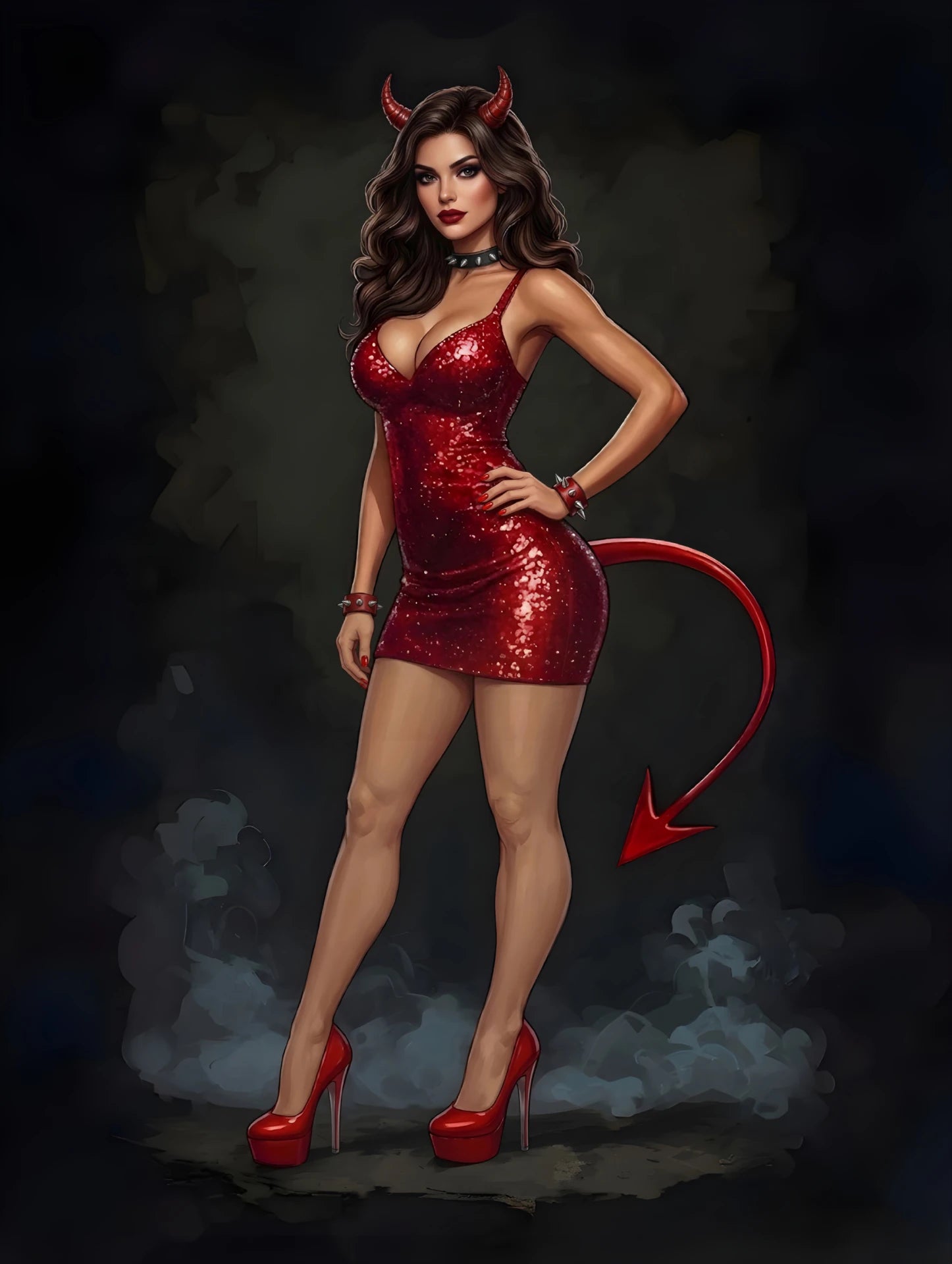 Bombshell Babe Portrait - Pinup Art Studio