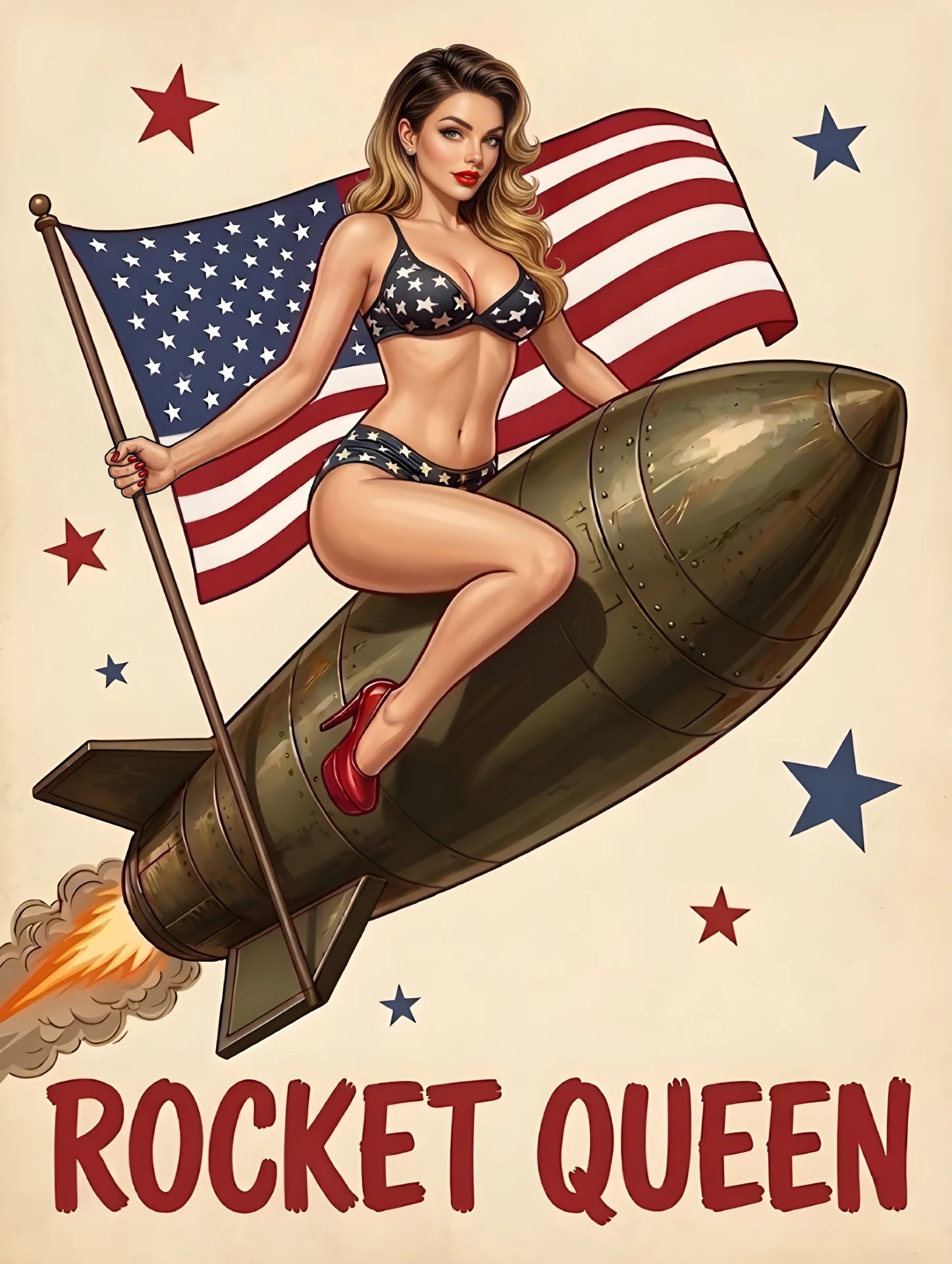 Bombshell Pinup Portrait – Pinup Art Studio