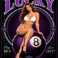 custom casino pinup portrait vintage casino digital artwork personalized from photo