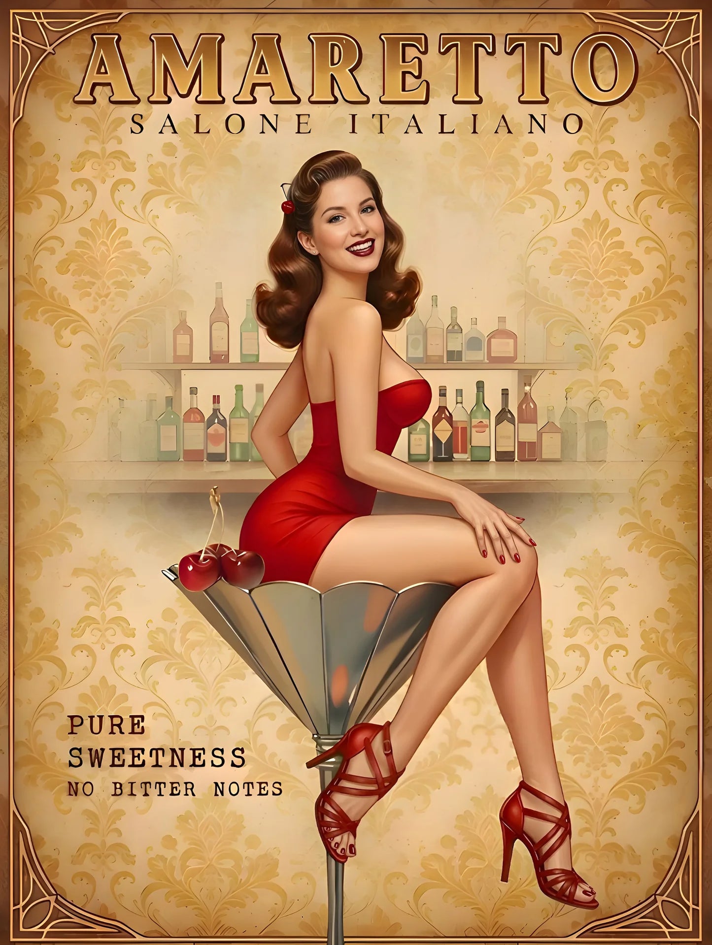Glamour Girl Portrait – Pinup Art Studio