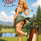 Custom Golf Pinup Portrait featuring a vintage-inspired woman on a golf course with classic retro style