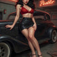 luxe pinup portrait personalized vintage artwork