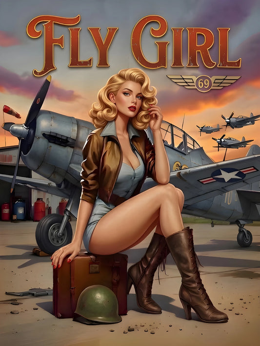Retro Glam Portrait – Pinup Art Studio