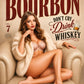 Custom Whiskey Pinup Portrait featuring vintage bourbon lounge style with personalized retro pinup artwork