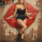 Custom pinup girl portrait created from photo – Pinup Art Studio