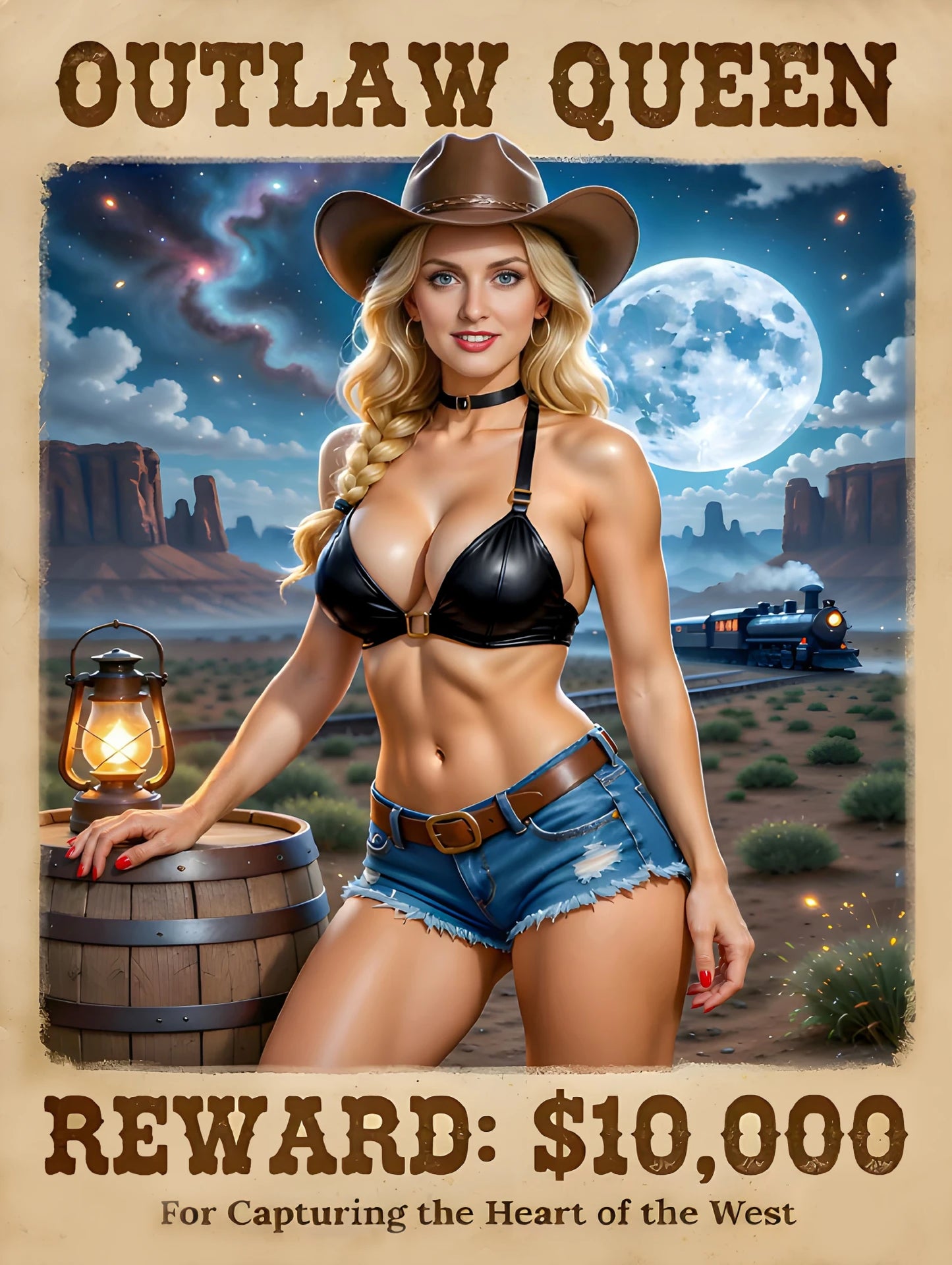 Retro glam pinup portrait custom artwork – Pinup Art Studio
